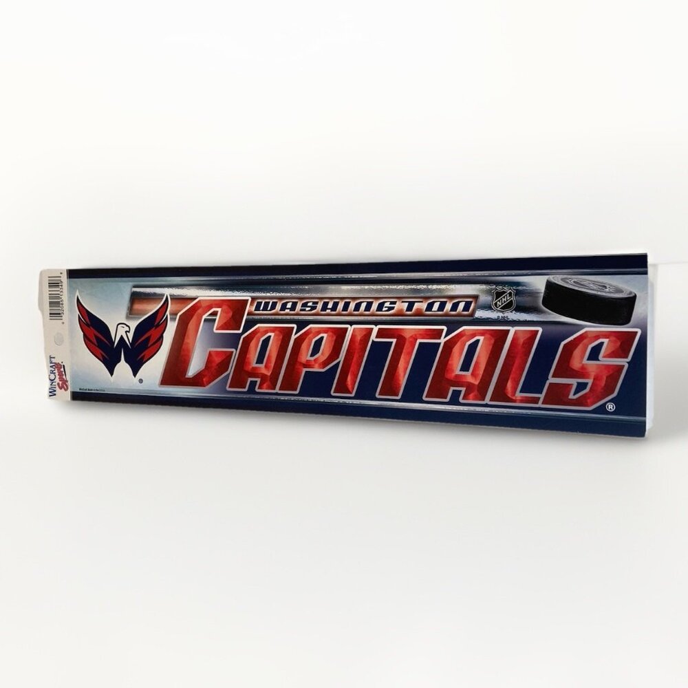 Washington Capitals Hockey NHL Decal Bumper Sticker Wincraft